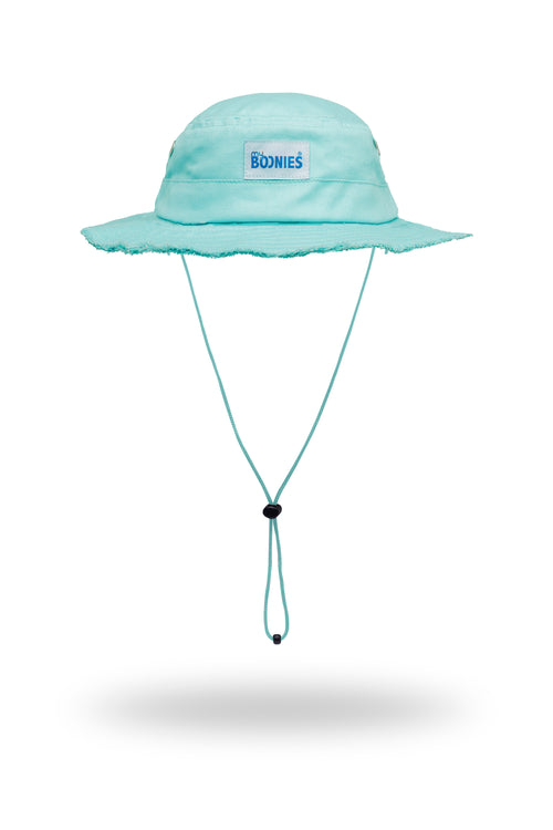 Baby Blue Frayed Brimmed Boonie