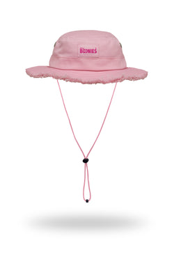 Baby Pink Frayed Brimmed Boonie
